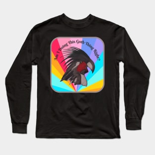 Goth Parrot Long Sleeve T-Shirt